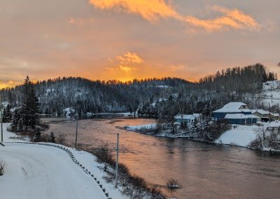 Sunset in Matachewan